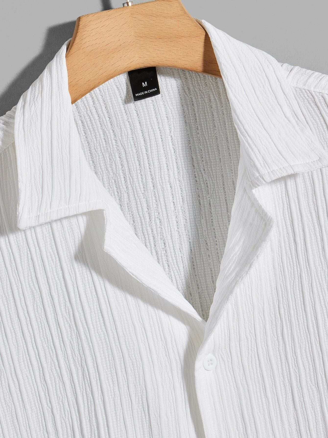 White Color Half Sleeves Regular Fit Formal Shirt for Men