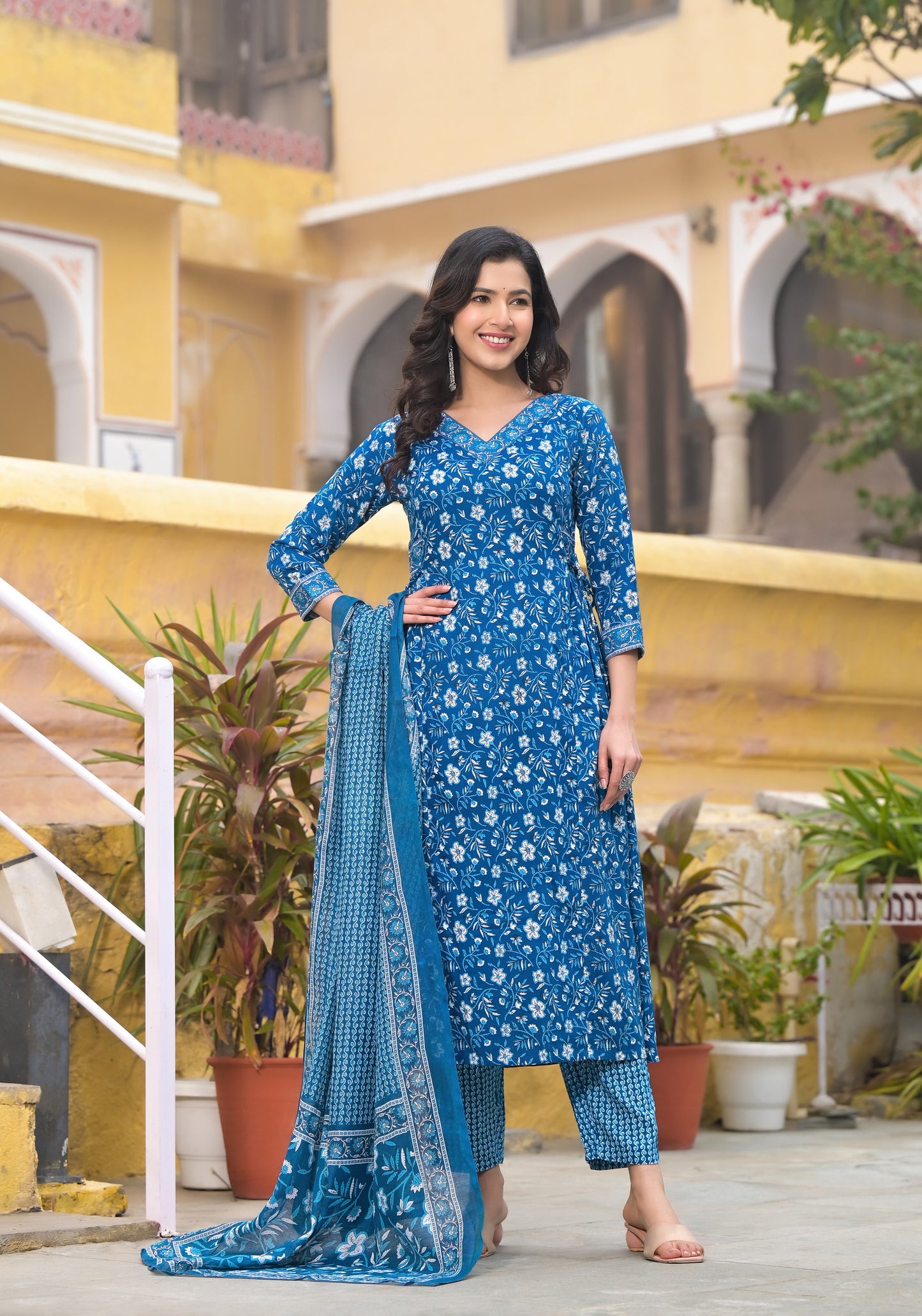 Stylish and Designer Kurta Set with Bottom And Dupatta for Women