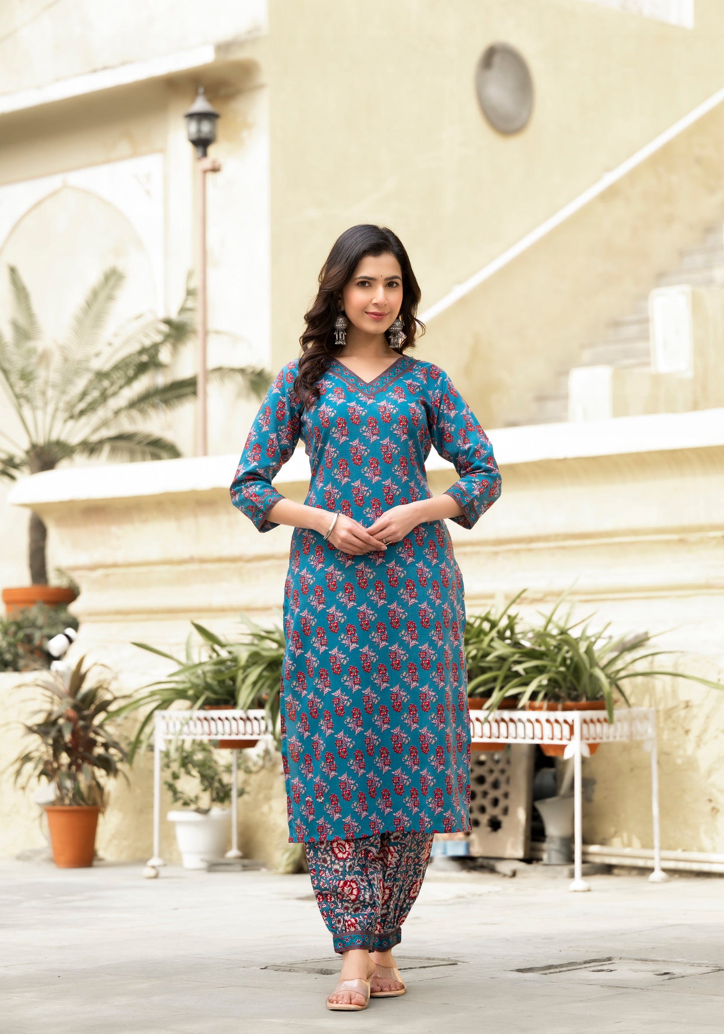 Daily Wear Kurta set With Bottom and Dupatta set for Women