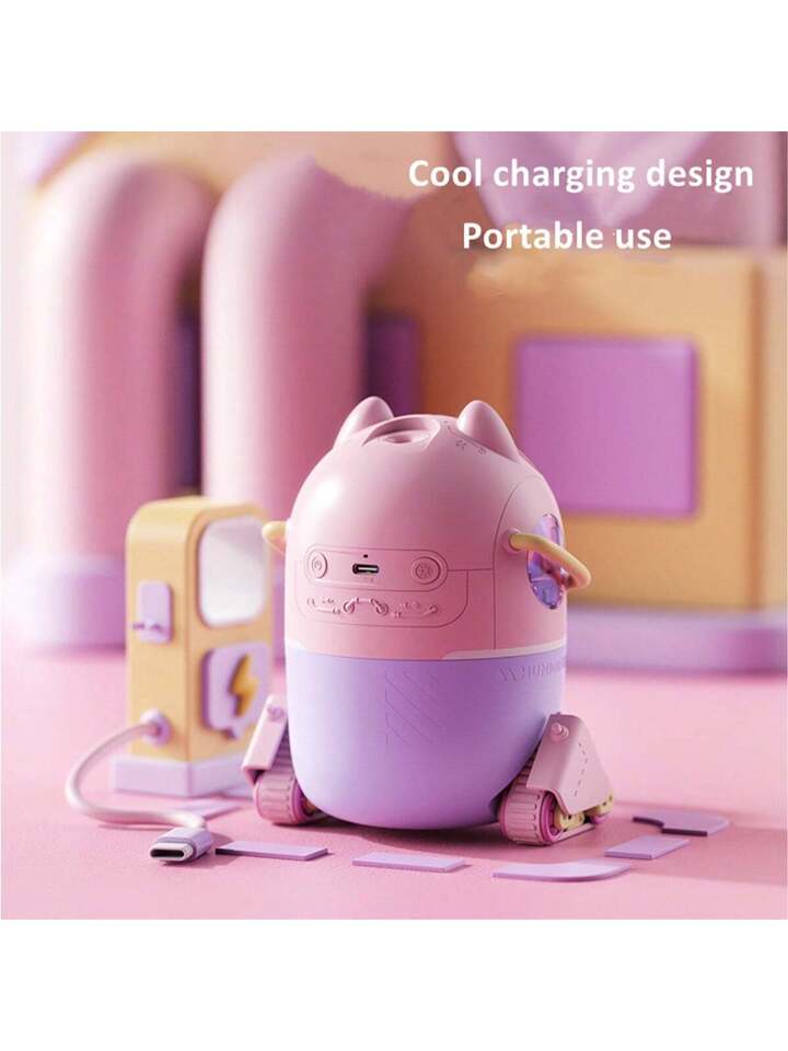 Kawaii cute cat air wheel car rolling humidifier