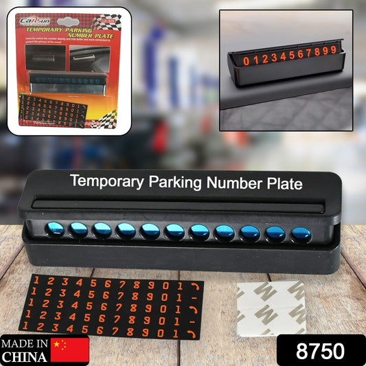 8750 Temporary Car Parking Mobile Number Display With Magnetic Numbers Stickerscar Parking Magnetic Mobiletelephone Number Plate (1pc)